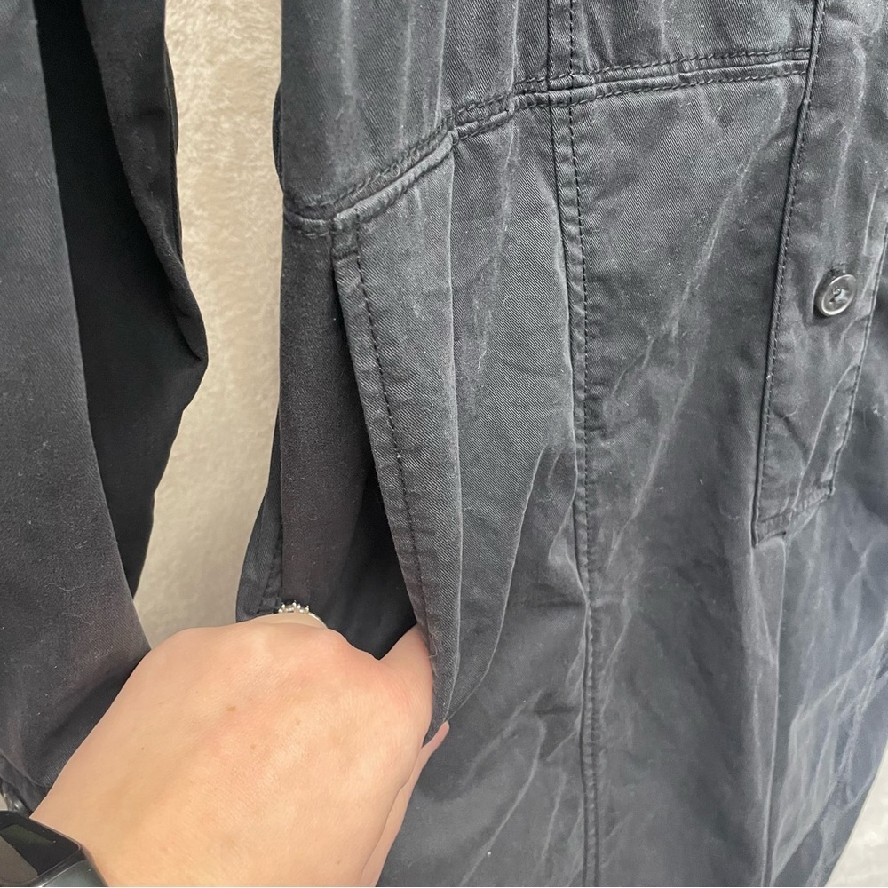 Gap women’s coveralls jumpsuit black long sleeve size 10 tall - Picture 5 of 10